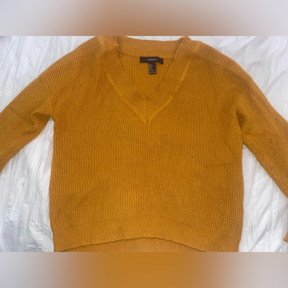 Forever 21 Yellow Sweater